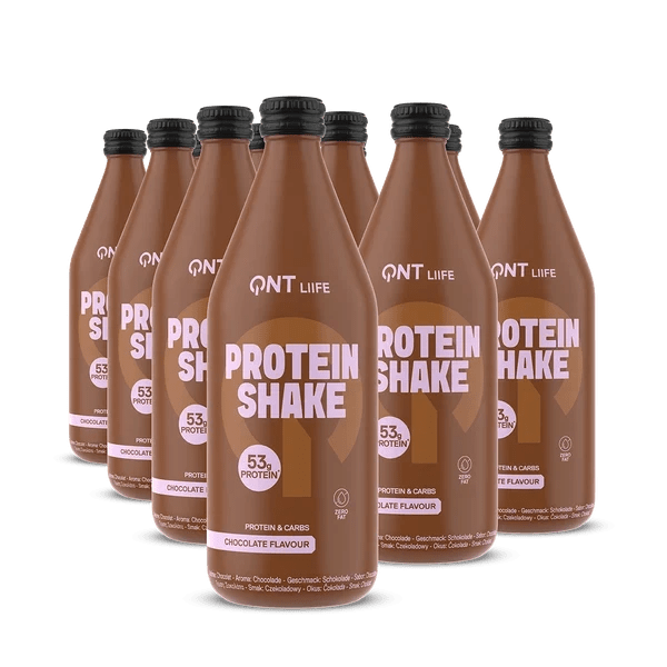 QNT Protein Shake, 12x500ml glassfl, Chocolate