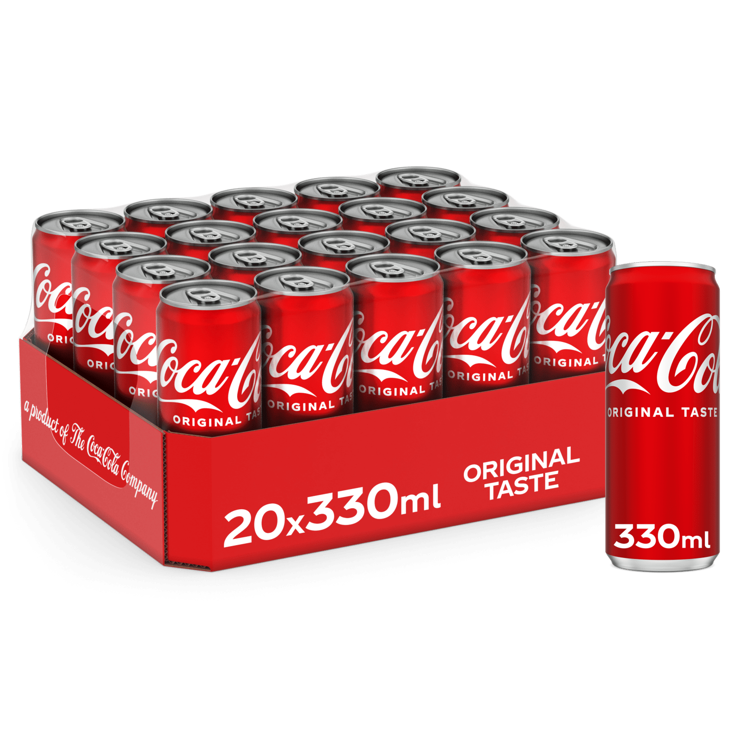 Coca-Cola, 20x330ml boks (Pant 2,-)