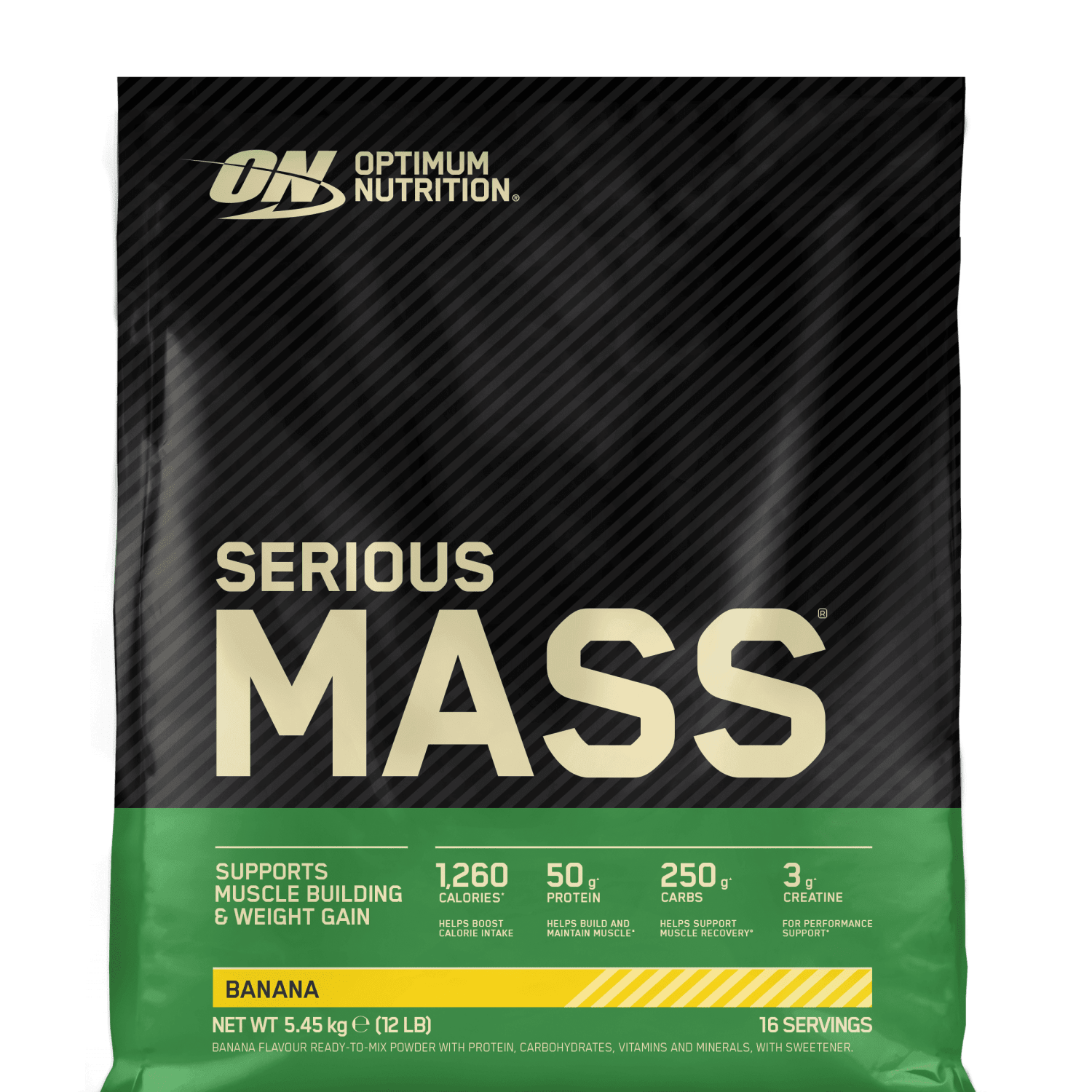 ON Serious Mass, 5450g, Banana <br>BF: 28-11-2026