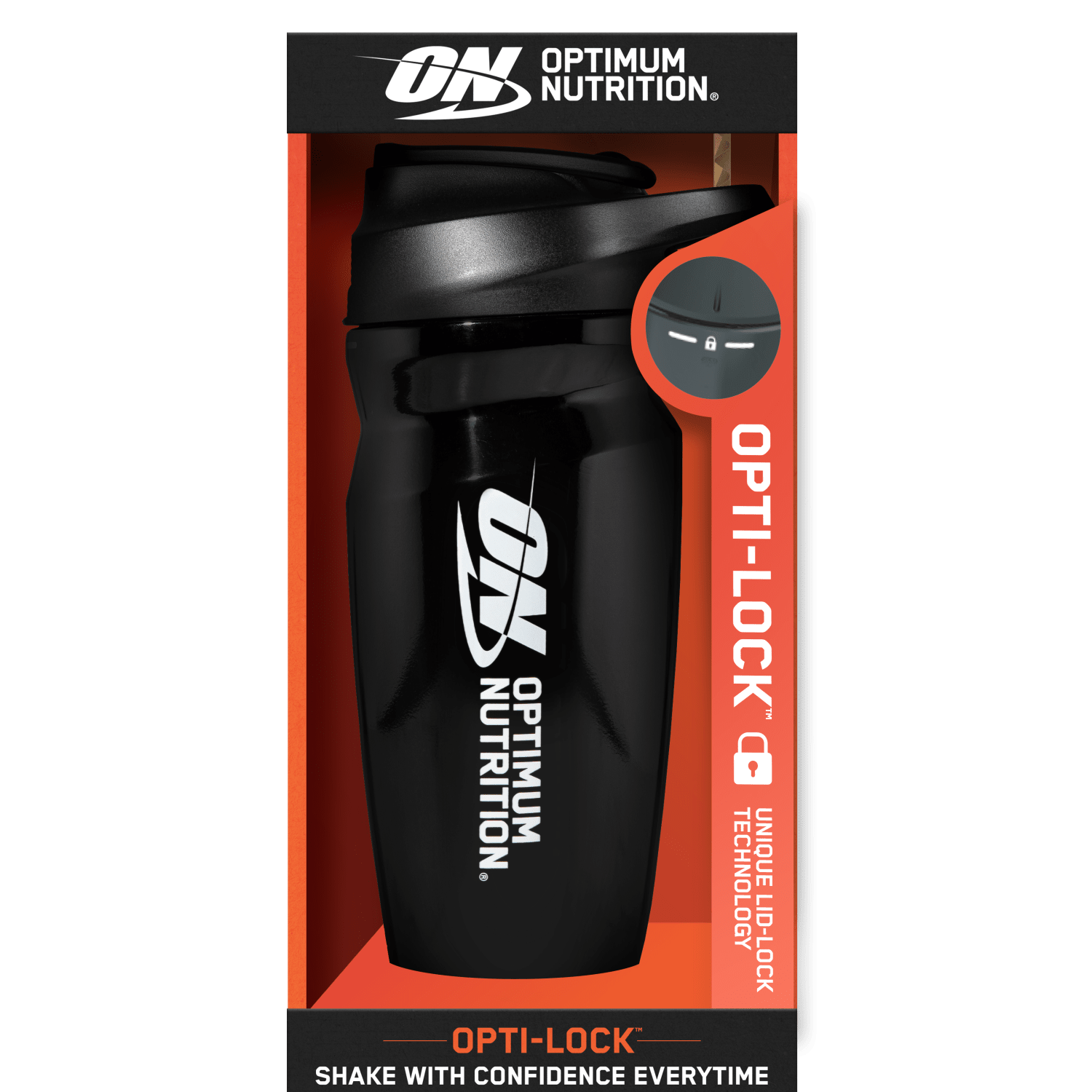 ON Opti-lock Shaker, Black