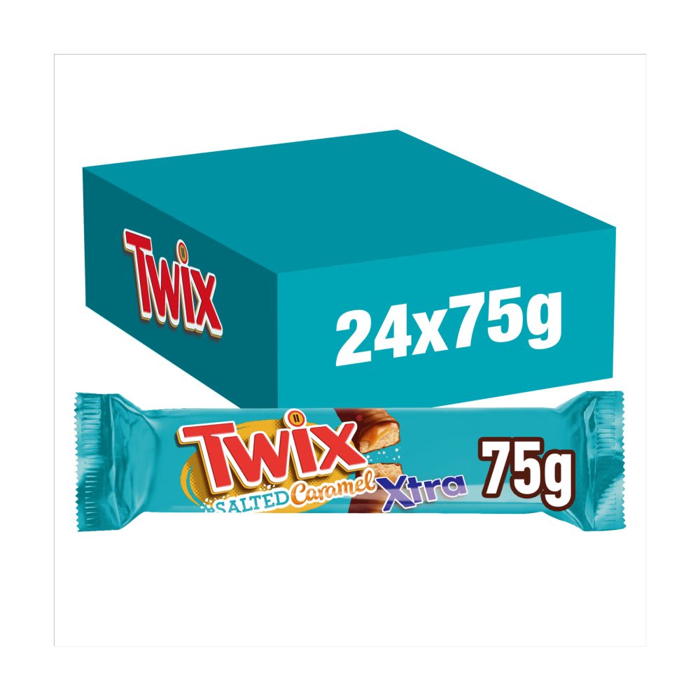 Twix Salted Caramel Xtra, 24x75g