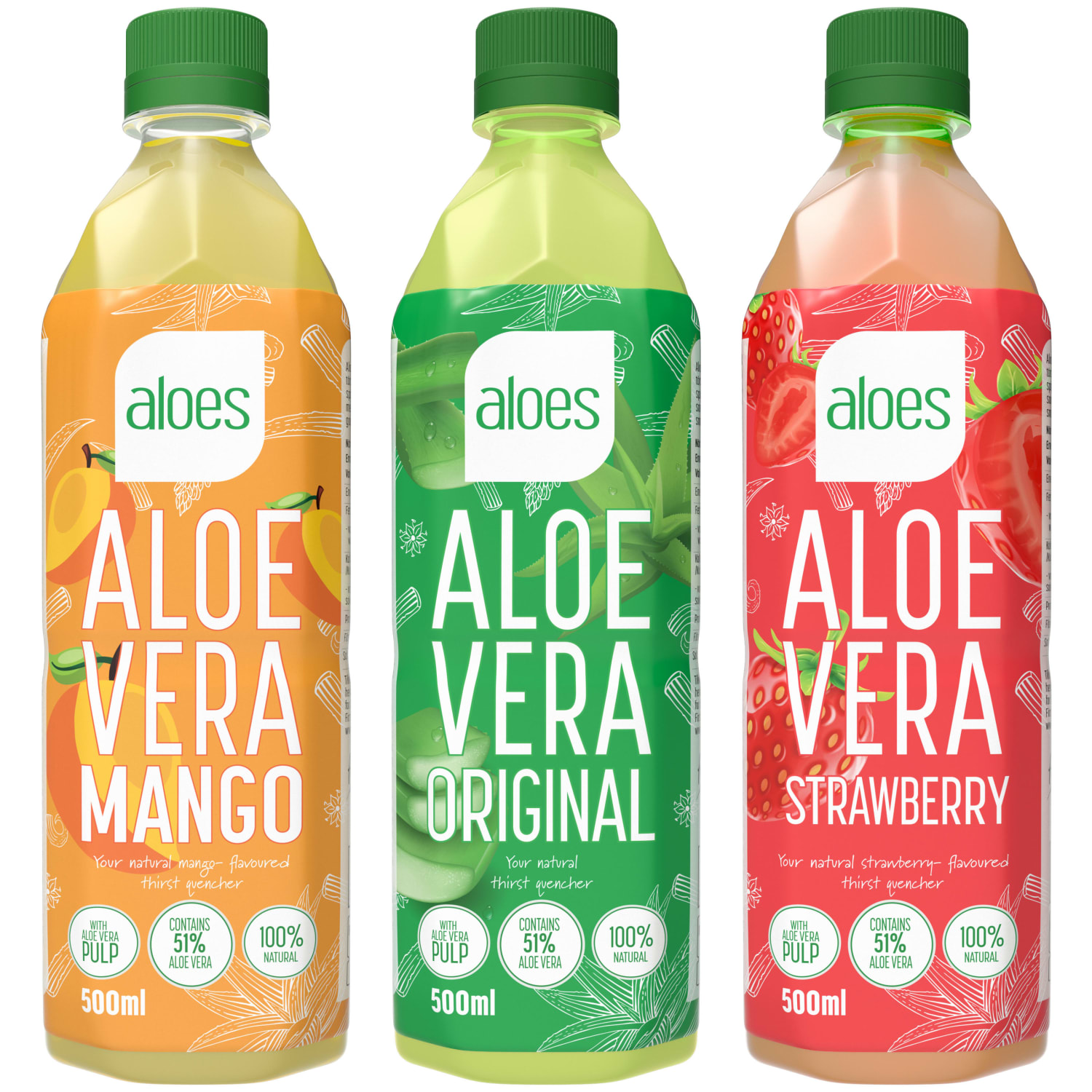 Aloes Aloe Vera, 12x500ml
