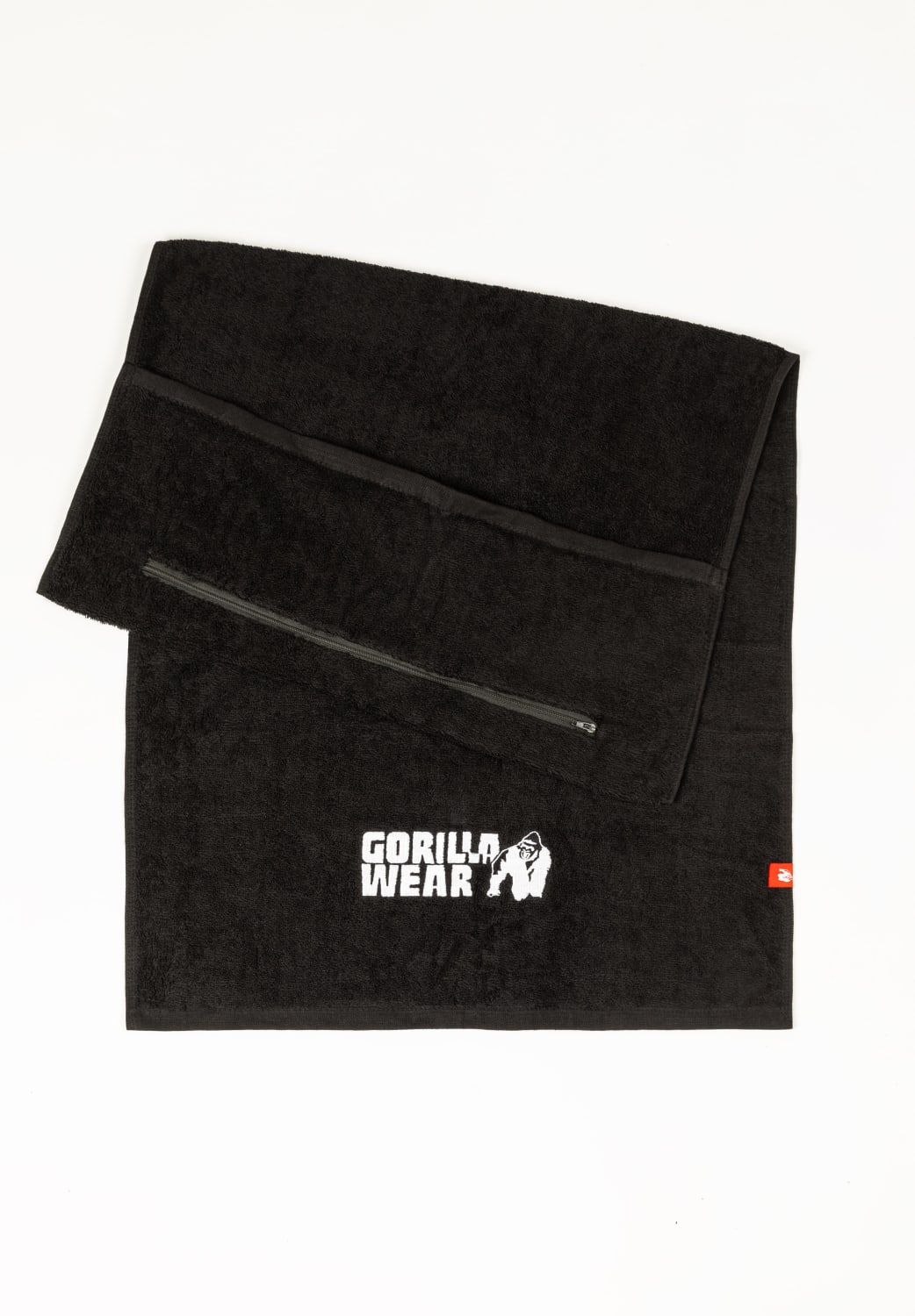 Zip Pocket Gym Towel, Black GW