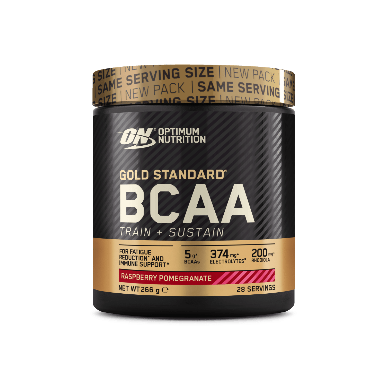 ON Gold Standard. BCAA Train+Sustein, 266g