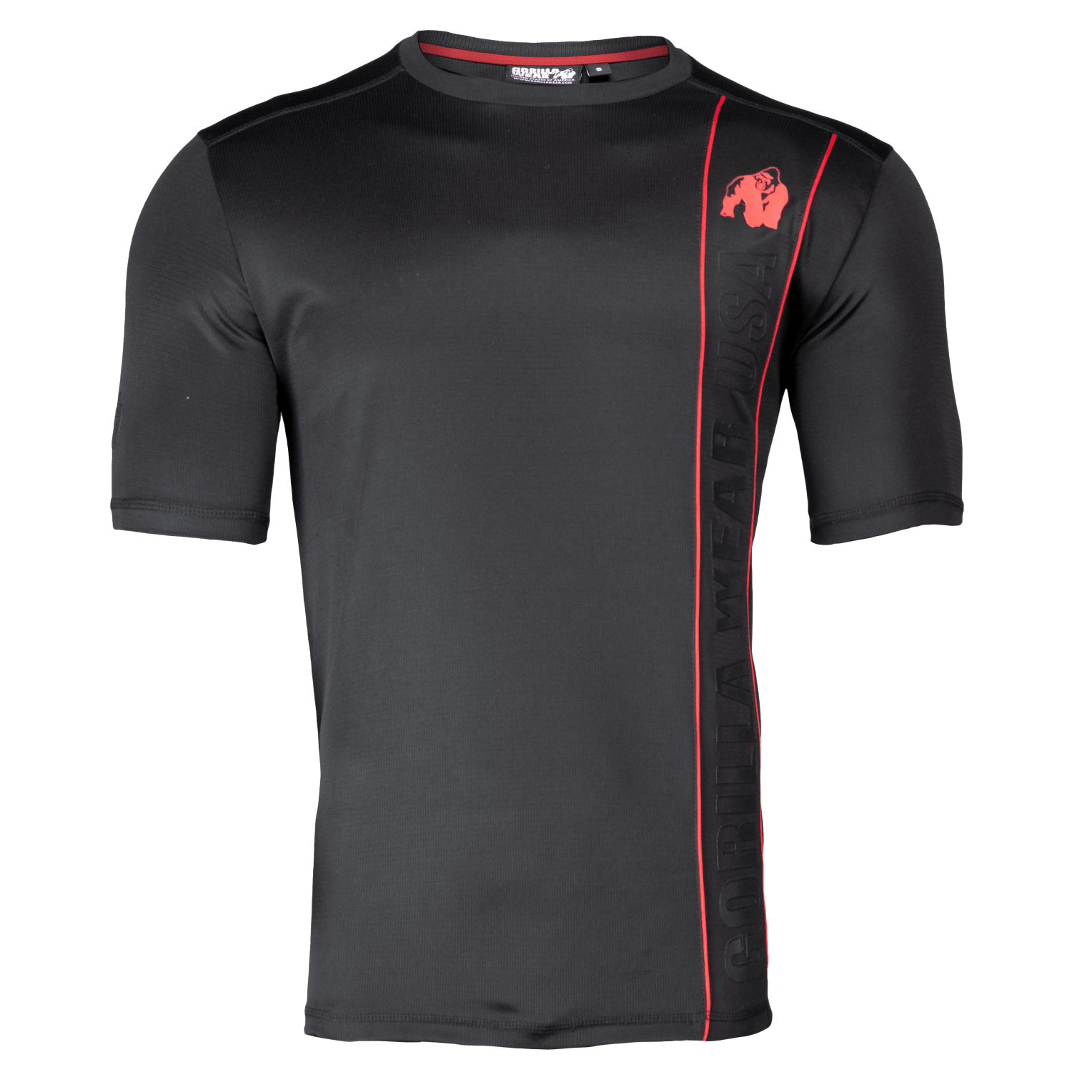 Branson T-shirt, Black/Red, 5XL - GW