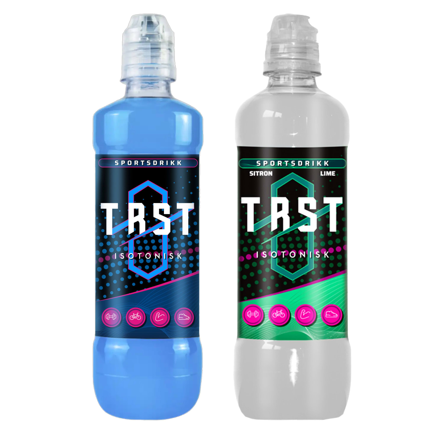 TØRST Isotonisk Sportsdrikk, 18x500ml, m/sportscap