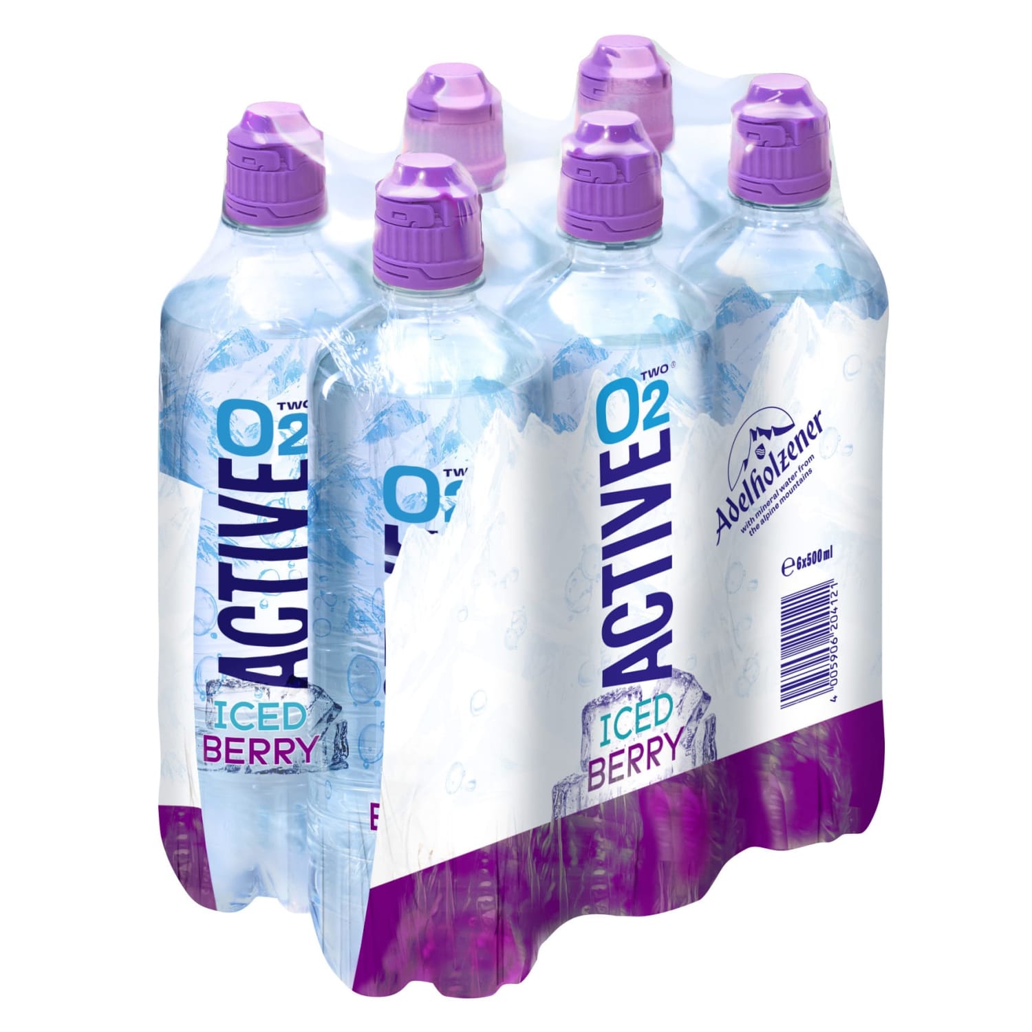 Active O2, 6x500ml, Iced Berry (Pant 2,-)