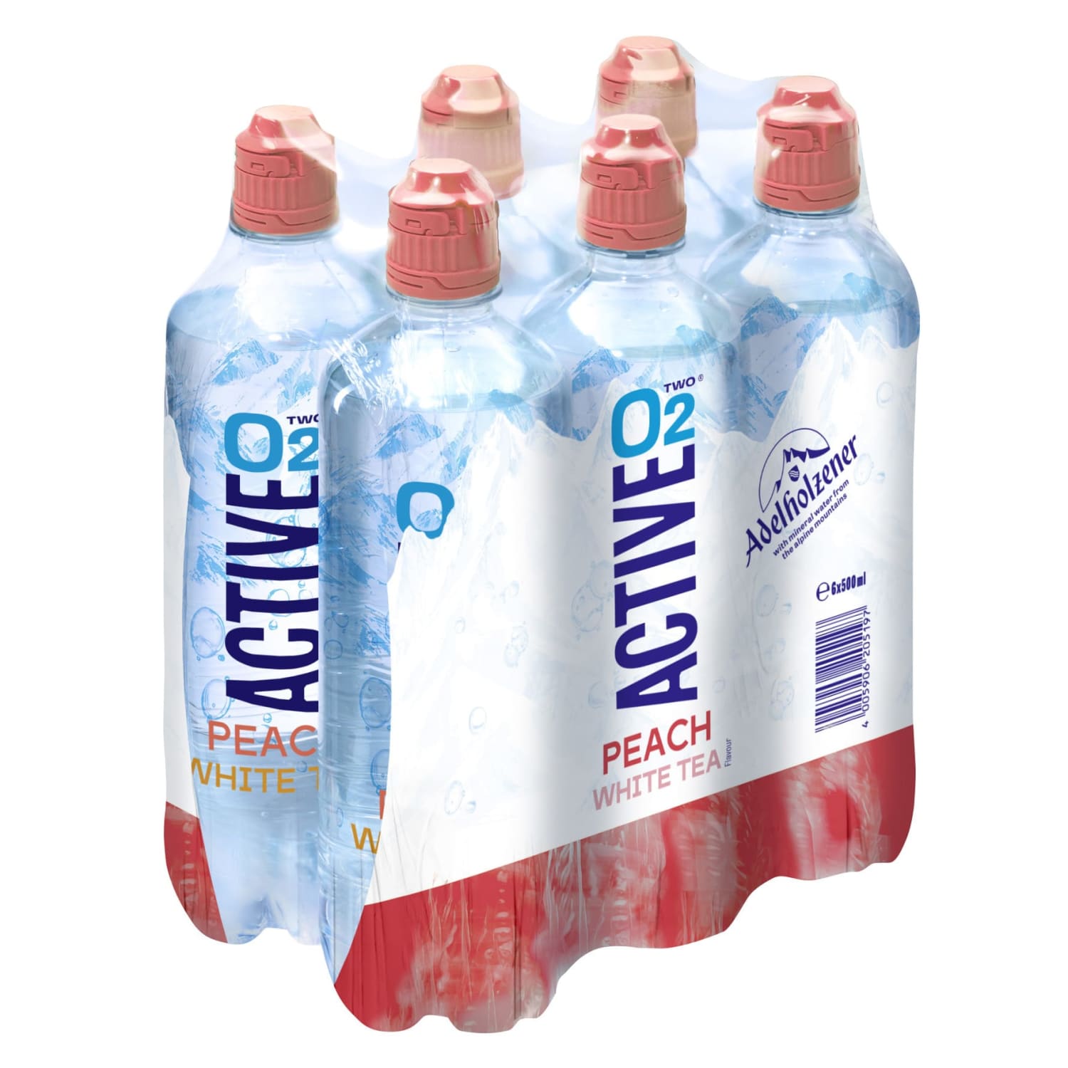 Active O2, 6x500ml, Peach White Tea (Pant 2,-)