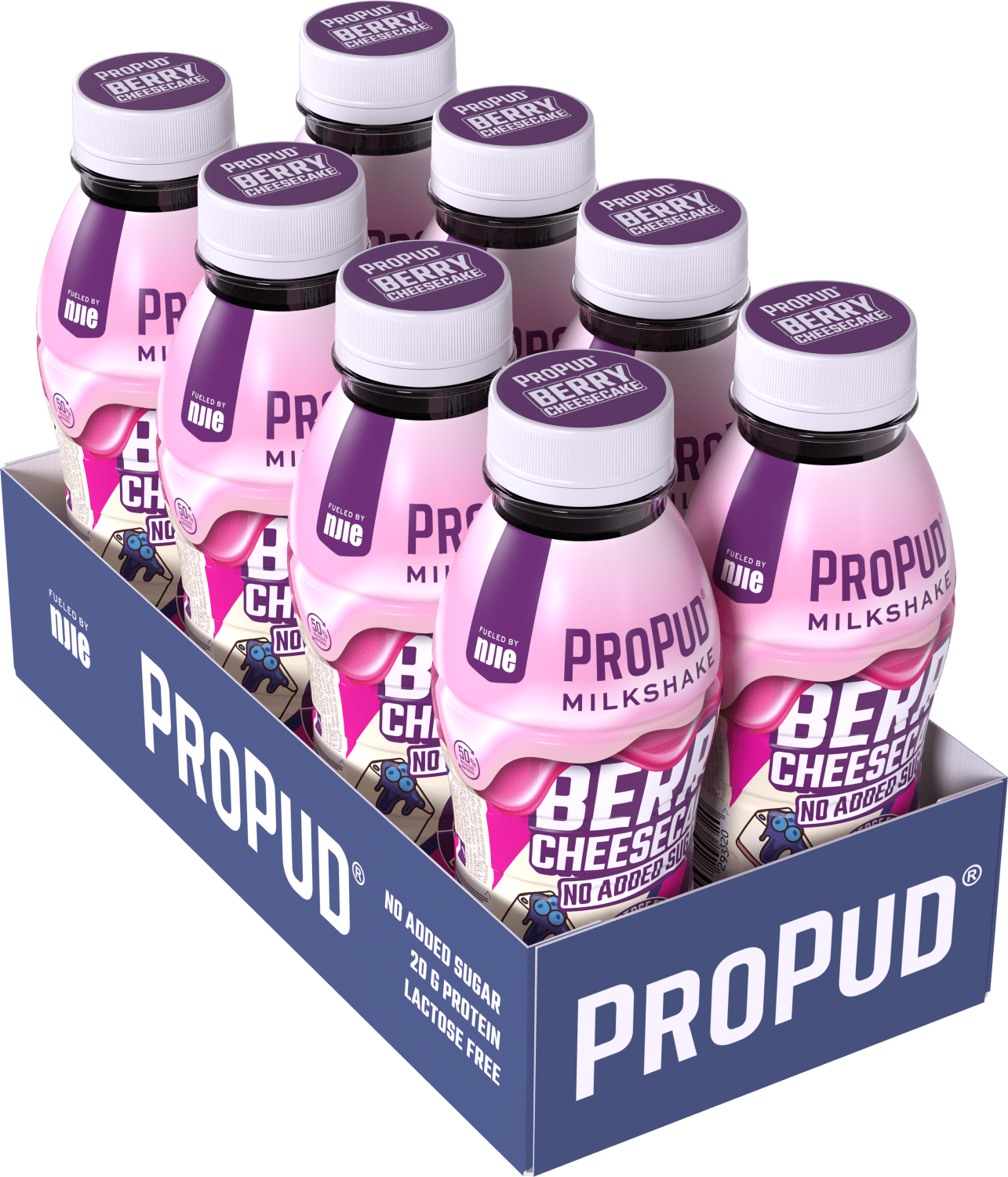 ProPud Protein Milkshake, 330mlx8stk, Berry Cheesecake <br>BF: 12-03-2026