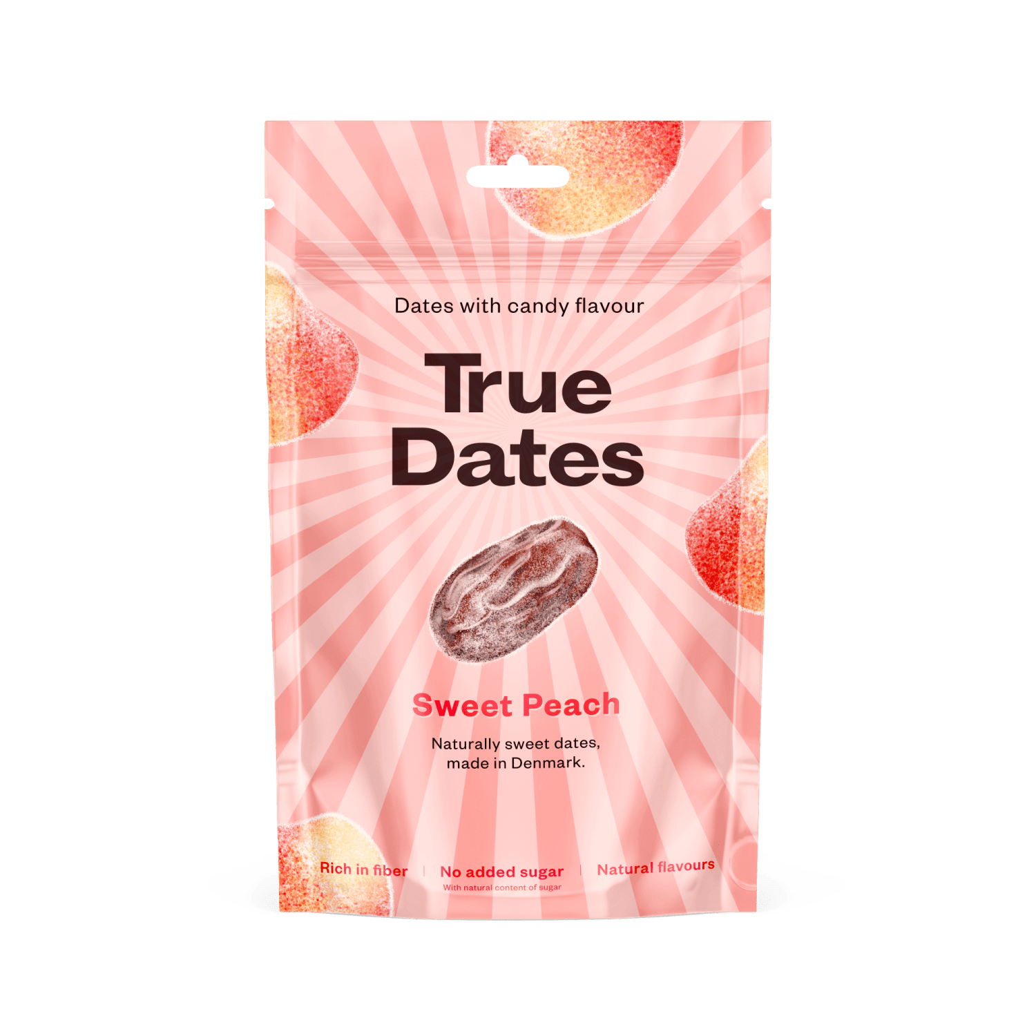 True Dates, 12x100g, Sweet Peach <br>BF: 16-03-2026