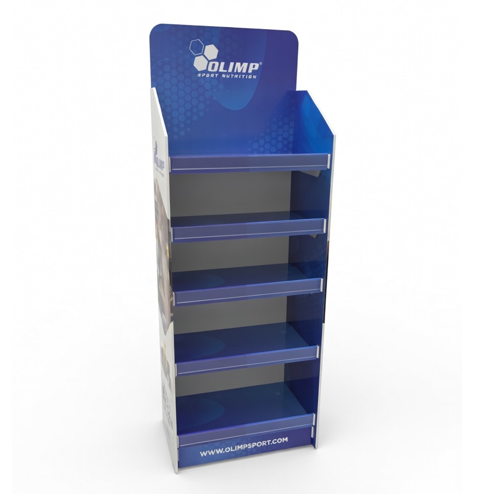 Display, Olimp Bars, blå
