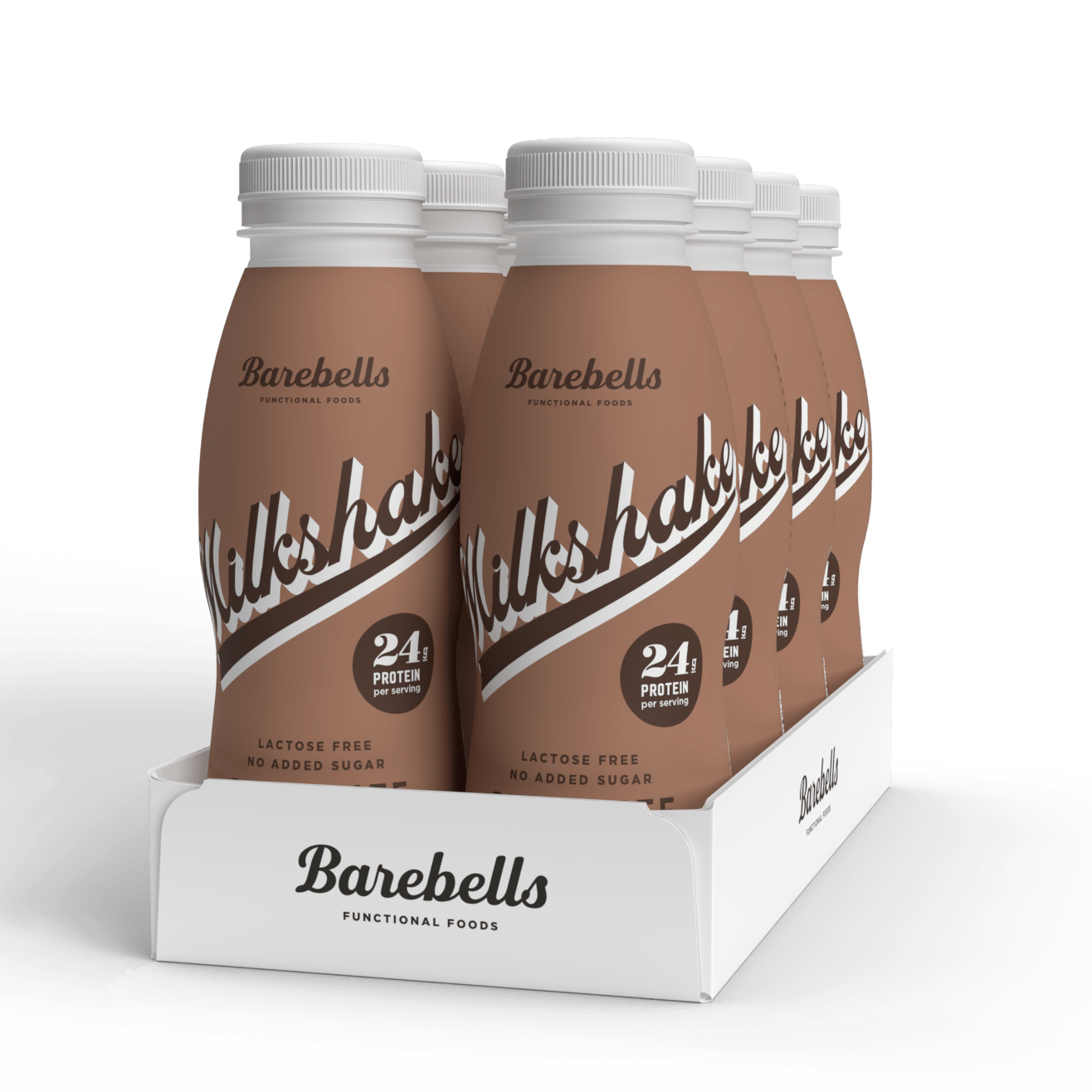 Barebells Milkshake, 330ml x 8stk, Chocolate