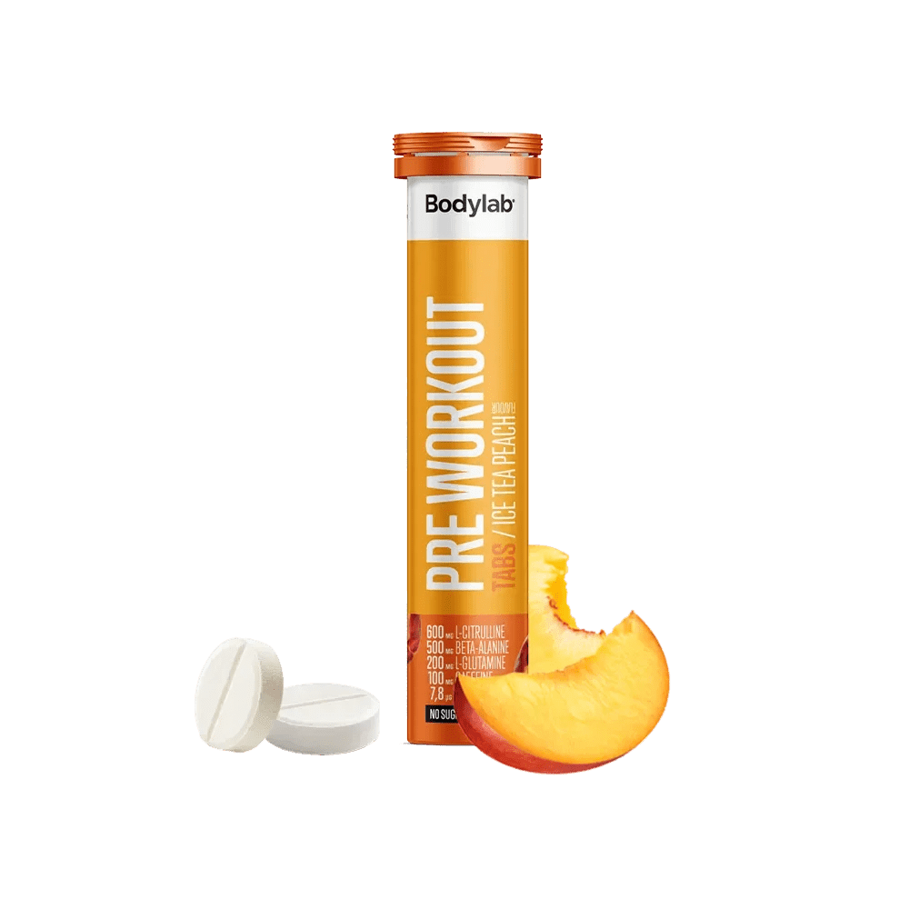 Bodylab PWO Tabs, 12x20tabs, Ice Tea Peach <br>BF: 24-12-2026