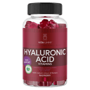VitaYummy, Hyaluron Acid Vitamins, 60stk, Raspberry (Vegan) <br>BF: 28-11-2026