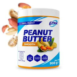 6PAK Peanut Butter, 908g, Smooth