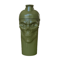 The Curse! Skull Shaker, 700ml, Military Green