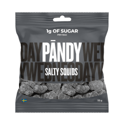 Pandy Candy, 50g x 14stk, Salty Squids