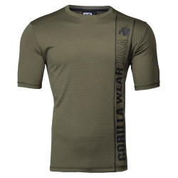 Branson T-shirt, Army Green/Black, 4XL - GW