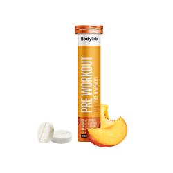 Bodylab PWO Tabs, 12x20tabs, Ice Tea Peach