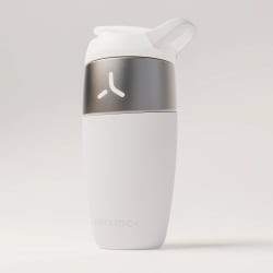 Promixx Pursuit Stainless Steel Shaker 950ml, White/Grey