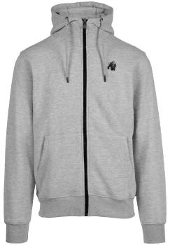 Kennewick Zipped Hoodie, Gray