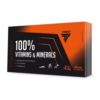 Trec 100% Vitamins & Minerals Endurance, 60 caps