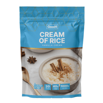 G4U, Cream of Rice, 1kg ZIP, Vanilla