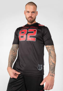 Fresno T-shirt, Black/Red