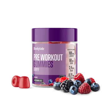 Bodylab Gummmies PWO, 6x60gummies, Berries