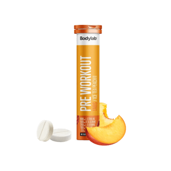 Bodylab PWO Tabs, 12x20tabs, Ice Tea Peach