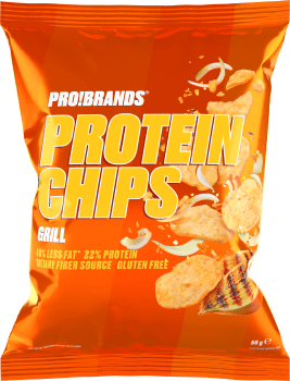 Pro!Brands ProteinPro Chips 12x50g, Grill <br>BF: 10-11-2026