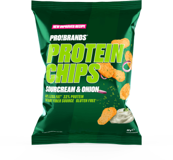 Pro!Brands ProteinPro Chips 12x50g, Sour Cream & Onion <br>BF: 12-12-2026