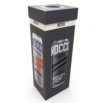 Display, Nocco pantboks, grå/hvit