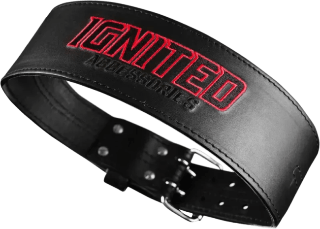 IA Padded Premium Lifting Belt, Black