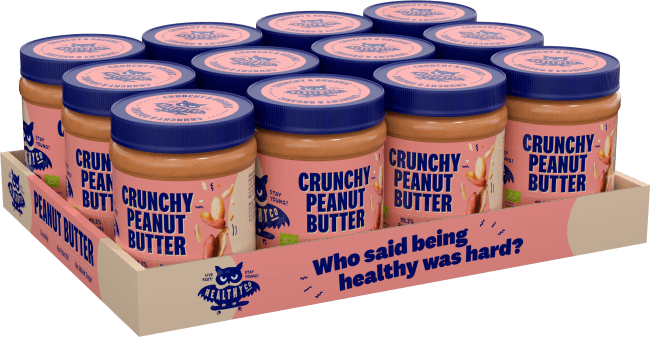Healthyco Peanutbutter ECO, Crunchy 350gx12stk