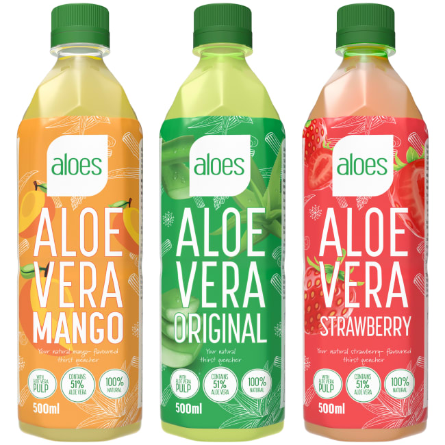 Aloes Aloe Vera, 12x500ml
