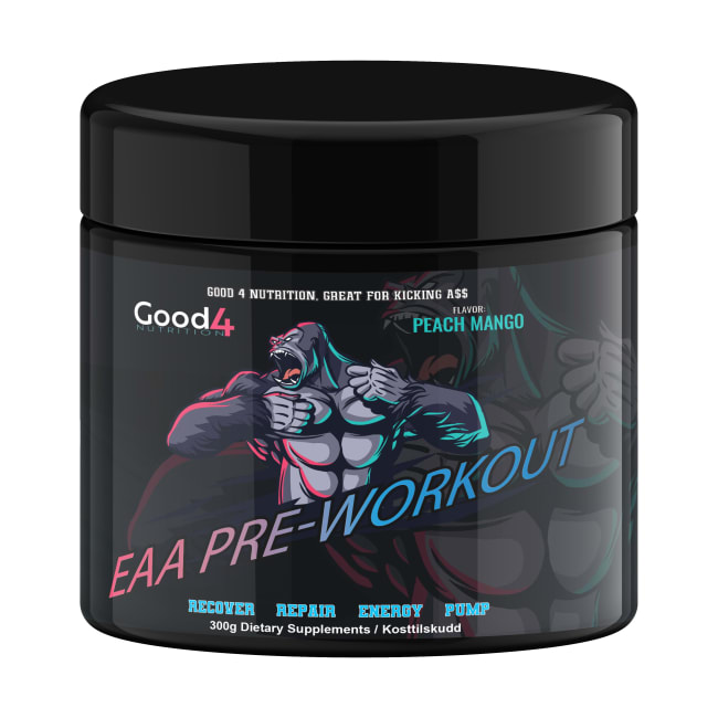 G4U, EAA Pre-Workout, 300g, Strawberry