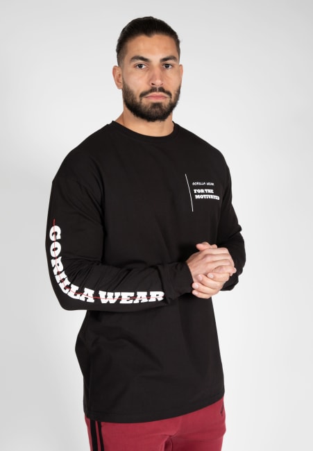 Boise Oversized Long Sleeve, Black