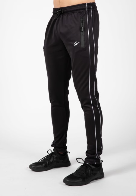 Wenden Track Pants, Black/White