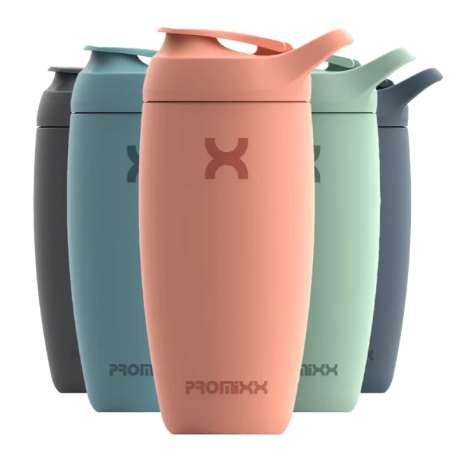 Promixx Pursuit Shaker Bottle Double Wall Insulated Stainless Steel 550ml