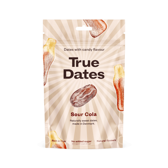 True Dates, 12x100g, Sour Cola <br>BF: 18-03-2026