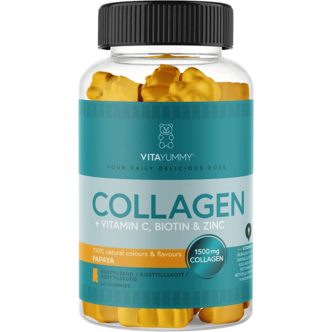 VitaYummy, Collagen, 60stk, Papaya (Not Vegan)