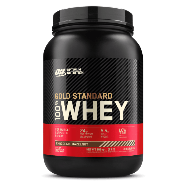 ON 100% Whey Gold Std, Chocolate Hazelnut, 896g  <br>BF: 28-05-2026