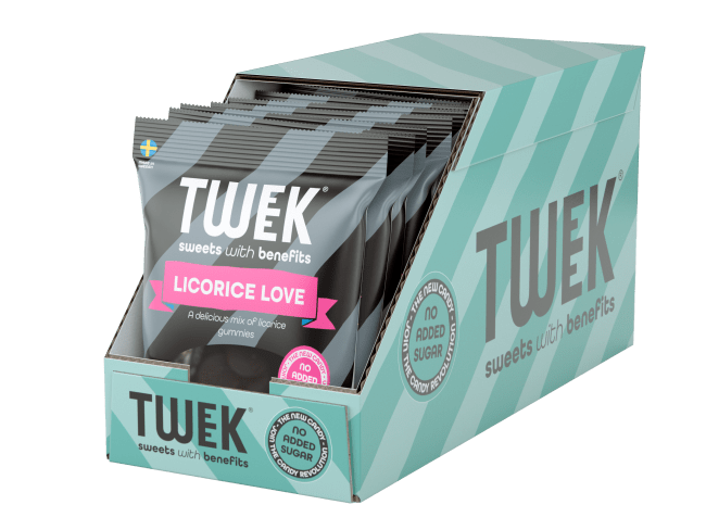 Tweek, Licorice Love, 14x80g <br>BF: 17-09-2026
