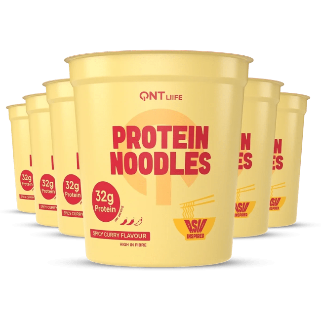 QNT Protein Noodles, 12x66g, Spicy Curry
