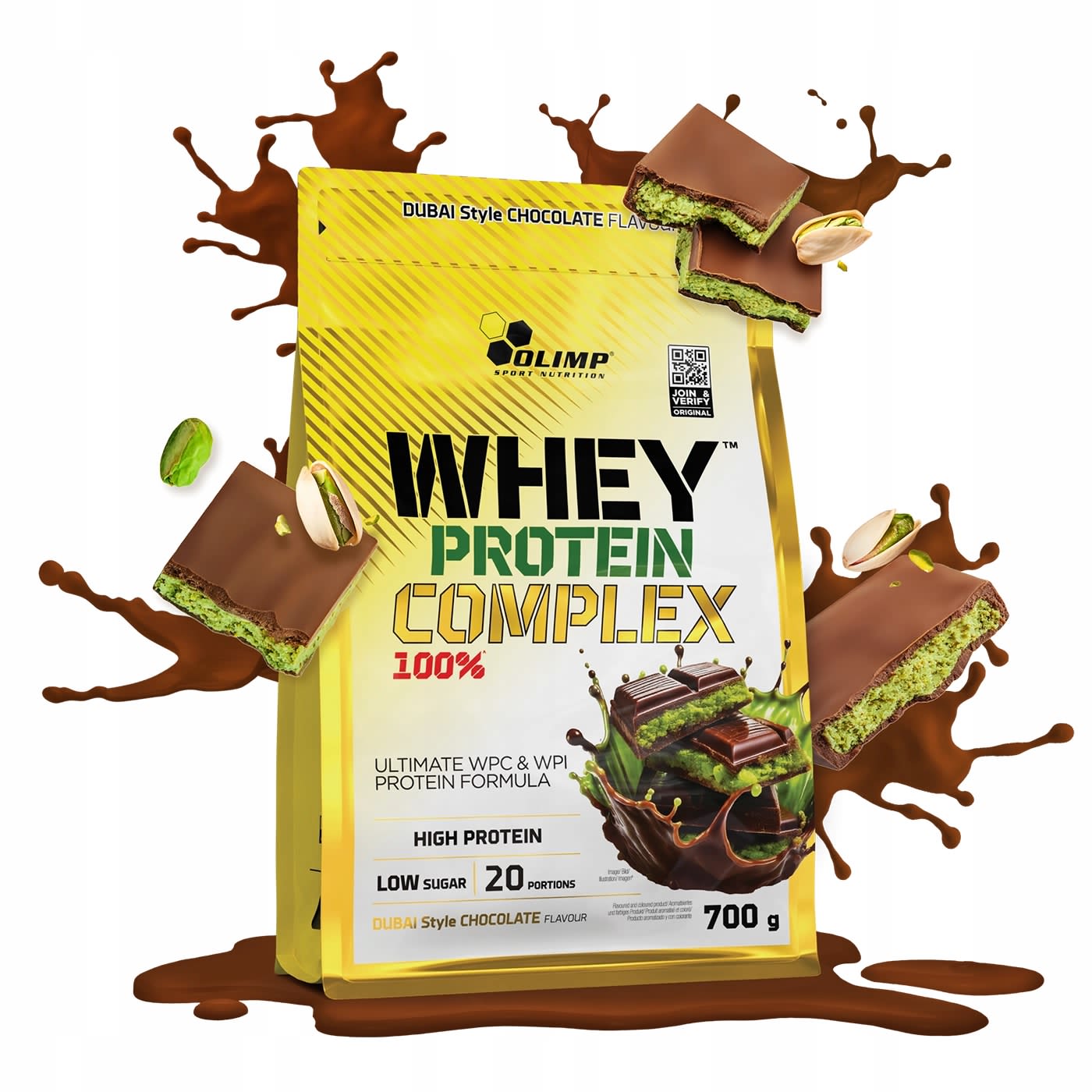 Olimp 100% Whey protein COMPLEX, 700g ZIP | Fitnessgrossisten