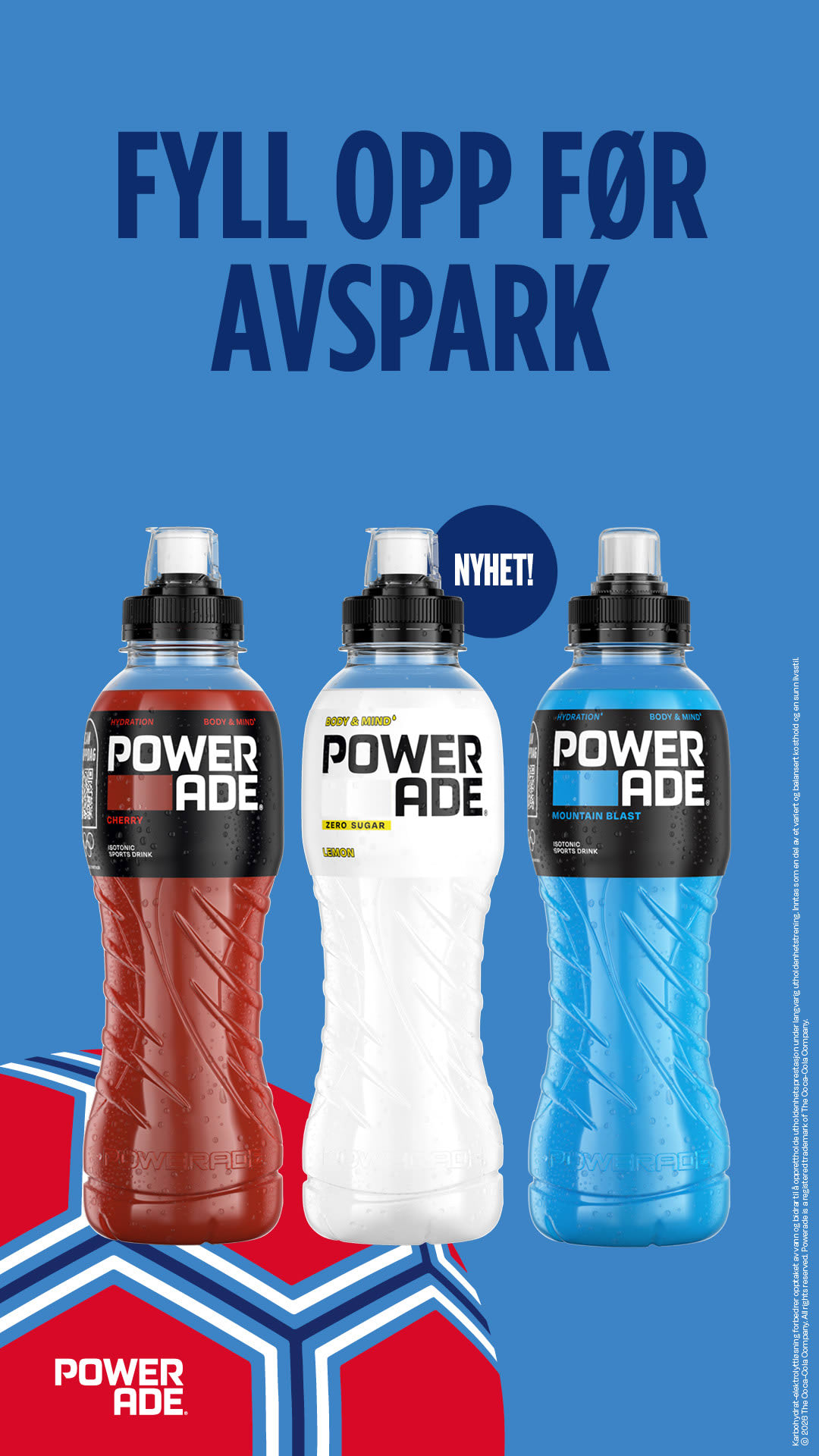 Powerade Fotball-VM 2026 kampanjeposter