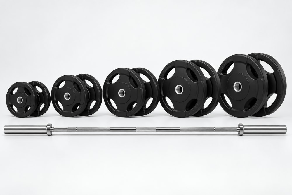 Force USA Half Power Rack Complete Home Gym Package – 125kg