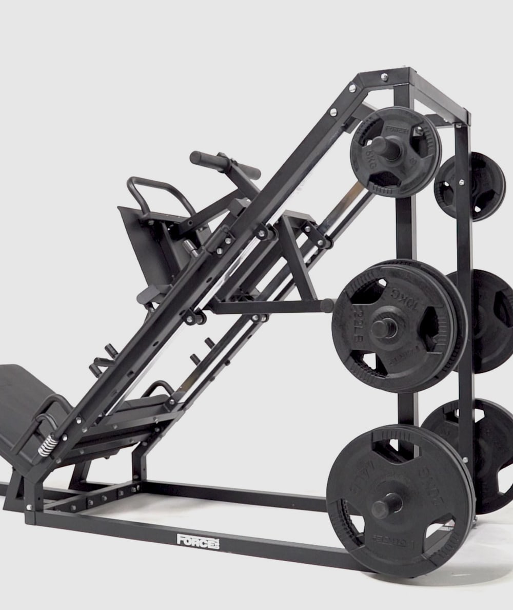 Compre Force USA 45 Degree Leg Press with Calf Block ao melhor preço!