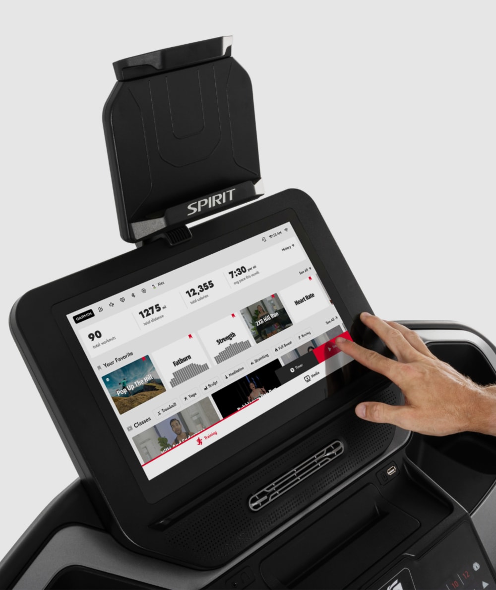 Spirit XT685 Folding Treadmill + Interactive console